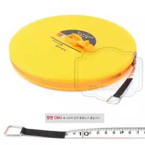 100M 긴 줄자 도로공사 측정 산업용 화이바 측량건축 양면 정밀한 고급 공업용 이바 전문가용 토목