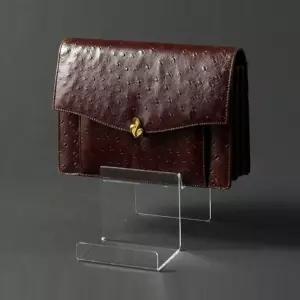 아크릴 진열대 디스플레이 가방 지갑 2단 계단식매장 전시 사진촬영 투명