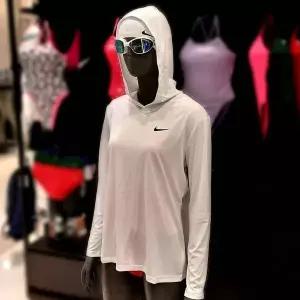 [나이키]여성 에센셜 후디 롱슬리브 하이드로가드 NESSD351-100 727156