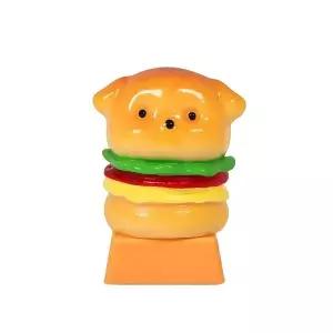 동글멍 햄버거 빵 강아지 캐릭터 키보드 키캡