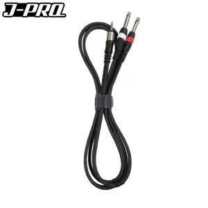 JYT-5M 3.5ST+5.5 모노 Y잭 TS 오디오케이블 5M캐논 마이크선 오디오 기타 스피커 음향