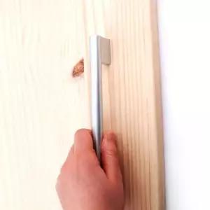 [퍼니메이커]가구손잡이(반달봉 2구손잡이)500mm 470p 서랍장손잡이 도어손잡이 가구부속손잡이 고정손잡이