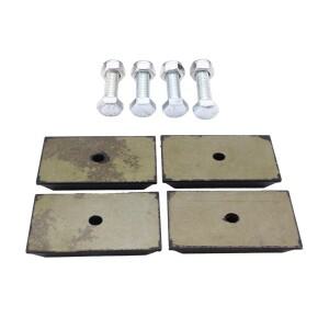 4x 후방 서스펜션 리프 스프링 패드 1362685080 차량 조립 유지보수