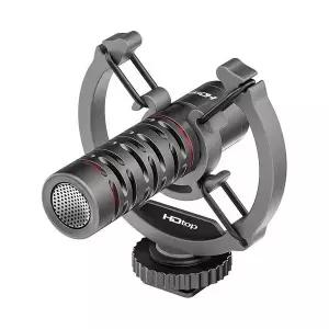 HDTOP 방송 녹음용 스마트폰 샷건 마이크 HT-M02
