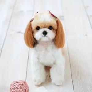 푸들인형 리얼 강아지 뽀글이 인형 애니멀 볼제