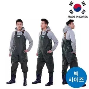 [퍼니메이커]국내생산 OX체스트 가슴장화우의 - 빅사이즈 우비 우의 비옷 장화 레인코트