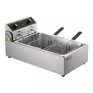 업소용 전기튀김기 후면 치킨 대용량 플립 20L 돈까스 핫도그