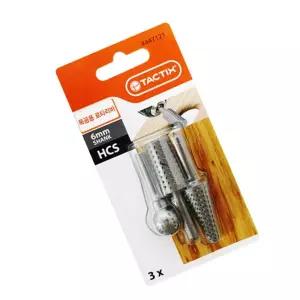 로타리바 3개 생크6MM 연마 로터 홈파기날목재 연삭 추지석 목공용 홈파기