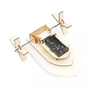 (수상보트) 전동 더블 휠 수상보트 (F-31) X 5SET /과학완구키트/과학만들기/과학교재용/어린이용/초등생용