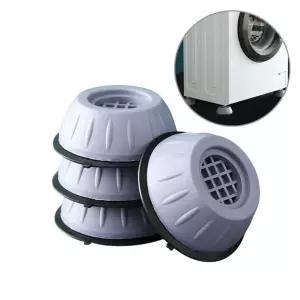 발 소음방지 수평 기둥 받침대 4개입 스토퍼 세탁기 패드 드럼 건조대