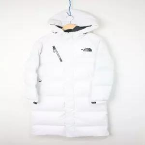 노스페이스 거위털 롱패딩 점퍼/화이트/드라이벤트 다운코트 구제 중고 흰색 패딩코트 후드 남성용 S 90