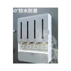 무타공 벽걸이 양념통 선반 그레이 벽부착 디스펜서 소스