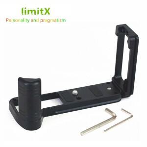 Fujifilm X-T5 디지털 카메라용 삼각대 브래킷 연장 조절식 수직 퀵 릴리스 L 플레이트 홀더 핸드 그립