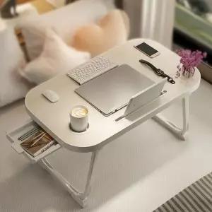 [하프클럽/셀러허브]넓은 접이식 코너 라운드 좌식책상(70x40cm)