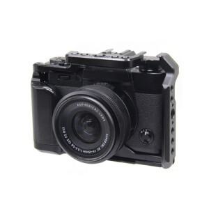 손잡이가 달린 후지 X-T30 케이지 리그 후지필름 나토 레일 아르카