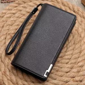 남성 장지갑 지갑 남자 끈 손잡이 남성지갑 분실방지