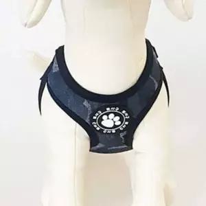밀리터리 하네스(블랙) 반려견 가슴줄