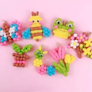 곤충 미니플레이콘 가랜드만들기(봄 친구들)