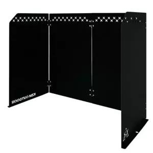 ( )캠핑 바람막이 버너 바람 가림막 윈드 쉴드 L 블랙