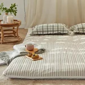 [샤이닝홈]리브린 세미마이크로 온수매트커버 S/Q 3종 바닥이불 요커버 누빔 토퍼커버