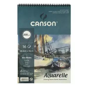 캔손 엠보싱 스케치북 200g 4절