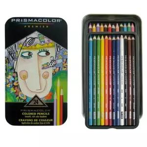 미술 프리즈마 유성색연필 24색