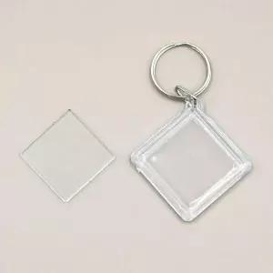 아크릴 액자 열쇠고리 다이아몬드