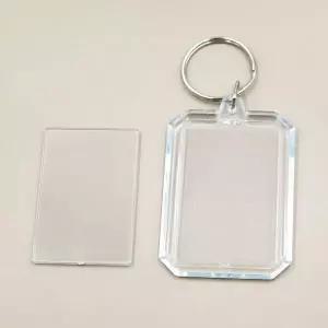 아크릴 액자 열쇠고리 팔각형