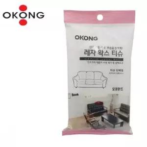 오공 시트광택 인조 악기광택 광약 가죽 레자 왁스 티슈 12매입