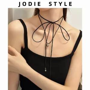 초커목걸이 가죽 패션목걸이 벨벳 레이스 비즈 진주