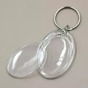 아크릴 액자 열쇠고리 타원형