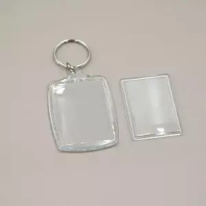 아크릴 액자 열쇠고리 직사각형 호