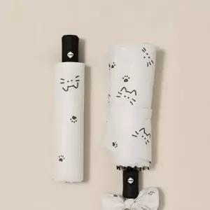 접이식 양산 우산 자동우산 3단양우산 양우산 고양이 고양이양산 귀여운 암막 휴대용