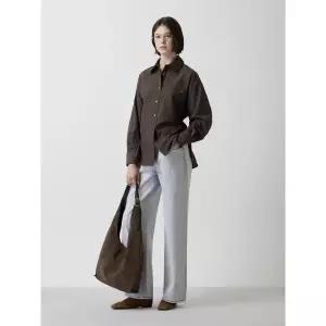 [ZOOC](대구신세계)코튼 블렌디드 스트라이프 셔츠 Z253MSC006