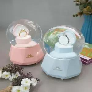 다이아반지 LED 워터볼 오르골 2color (대)_18705758_667501