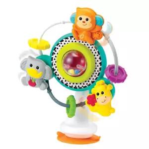 빙글빙글 흡착 구슬 6개월 아기 딸랑이 관찰 유아완구 발육