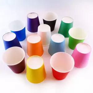 학습교재 칼라종이컵 종이컵 색종이컵