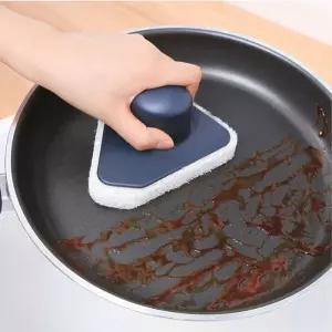 [투유몰][투유몰] 찌든때제거 사포 삼각 주방 기름때 강력세척 수세미 (36116520)