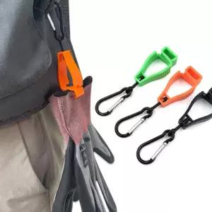 휴대용 공구걸이 장갑 글러브 집게 작업용 고리 클립 1-공구클립1p-블랙