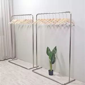 매장용행거 옷가게행거 컬러 옷걸이 스틸 스탠드