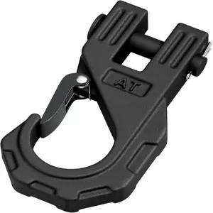 오토봇 3/8인치 윈치 후크 헤비 듀티 최대 20톤(45 000파운드) 안전 래치가 있는 단조 강철 ATV 합성 로프