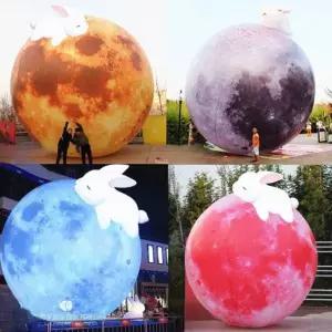 대형 보름달 조형물 풍선 인테리어 포토존 장식 조명 카페