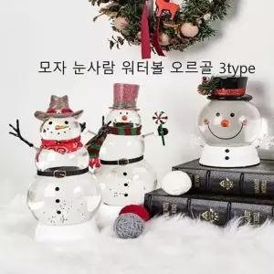눈사람 워터볼 오르골 카우보이 크리스마스 선물_19061415_667501