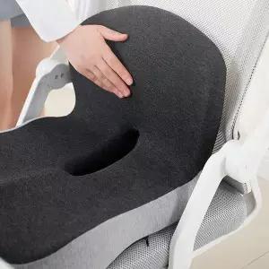 오르빗 기능성 사무실 의자 방석 메모리폼 쿠션 수험생 자세교정 통풍 치질