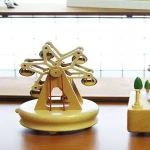 자동으로 돌아가는 우드 관람차 오르골_18934739_667501