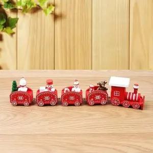 인테리어 미니어쳐 원목 기차 크리스마스 장식소품_18986617_667501