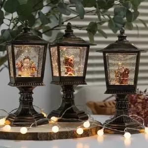 크리스마스 앤틱 랜턴 워터볼 오르골 3타입 조명_19061476_667501