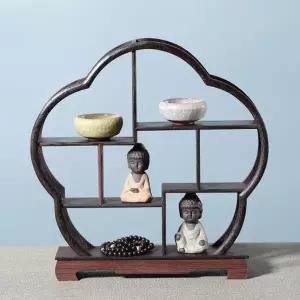 인테리어선반 매화 찻잔 장식장 30x30cm_18986646_667501