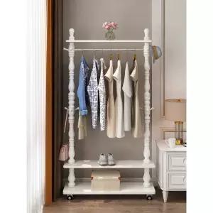 엔틱 행거 자작나무 스탠드옷걸이 원목 디자인 유럽 귀족