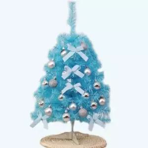 겨울 장식 크리스마스트리 60cm 블루 전구_18984762_667501